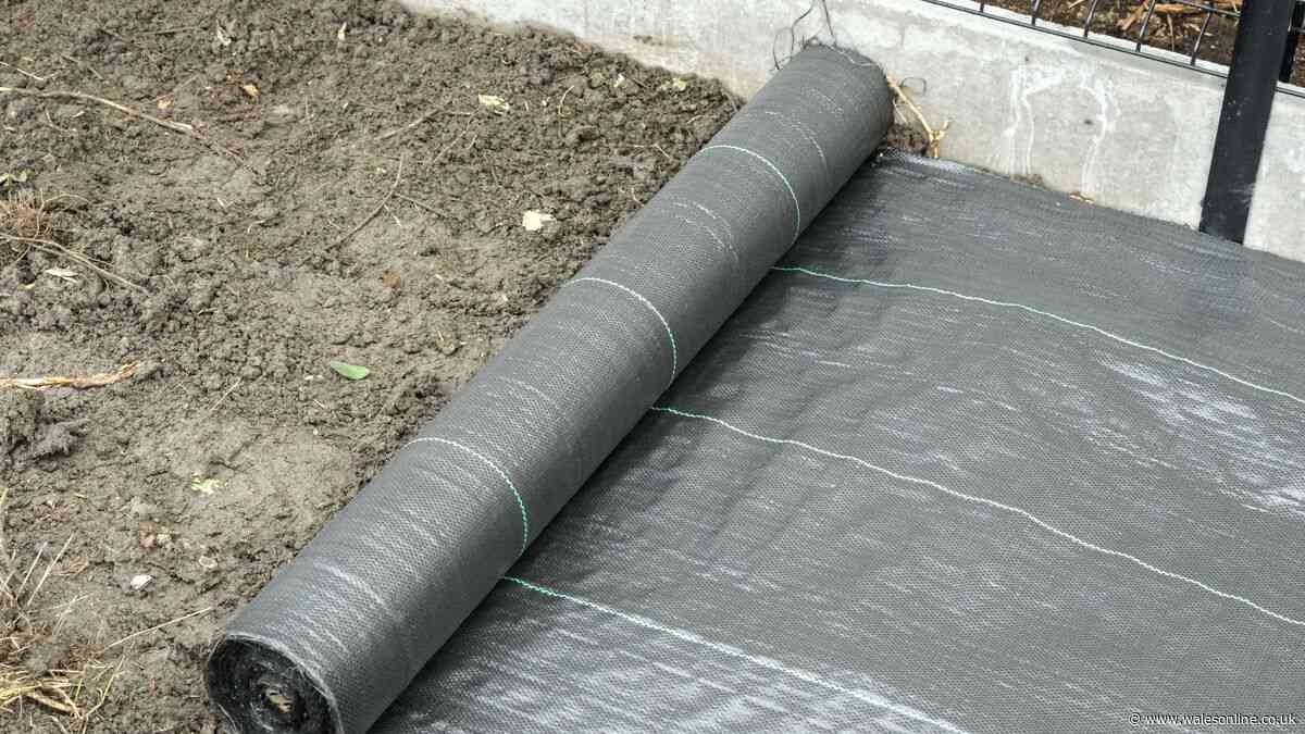 Don't use weed control fabric - easier method is cheaper and lasts longer