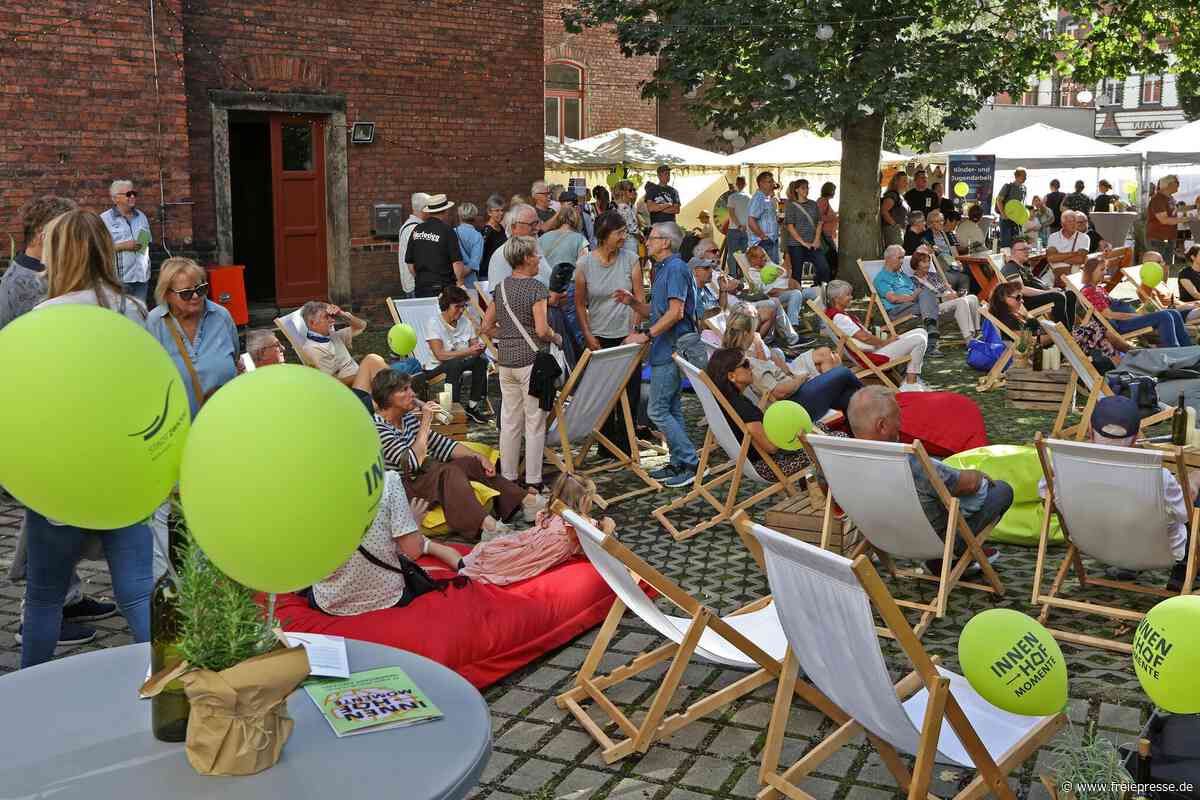 Flanieren & Probieren: Die schönsten Bilder von den Zwickauer „Innenhof-Momenten“