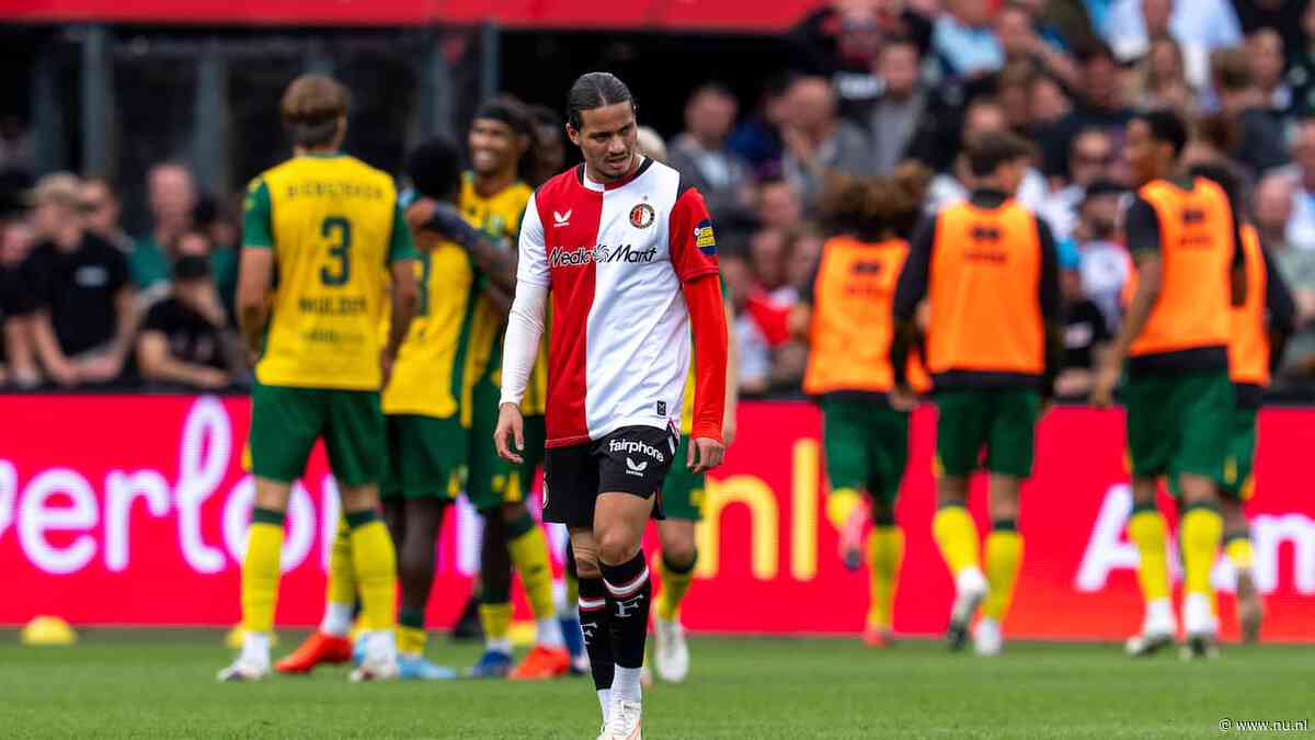 Feyenoord blijft na comeback steken op gelijkspel tegen gepromoveerd ADO