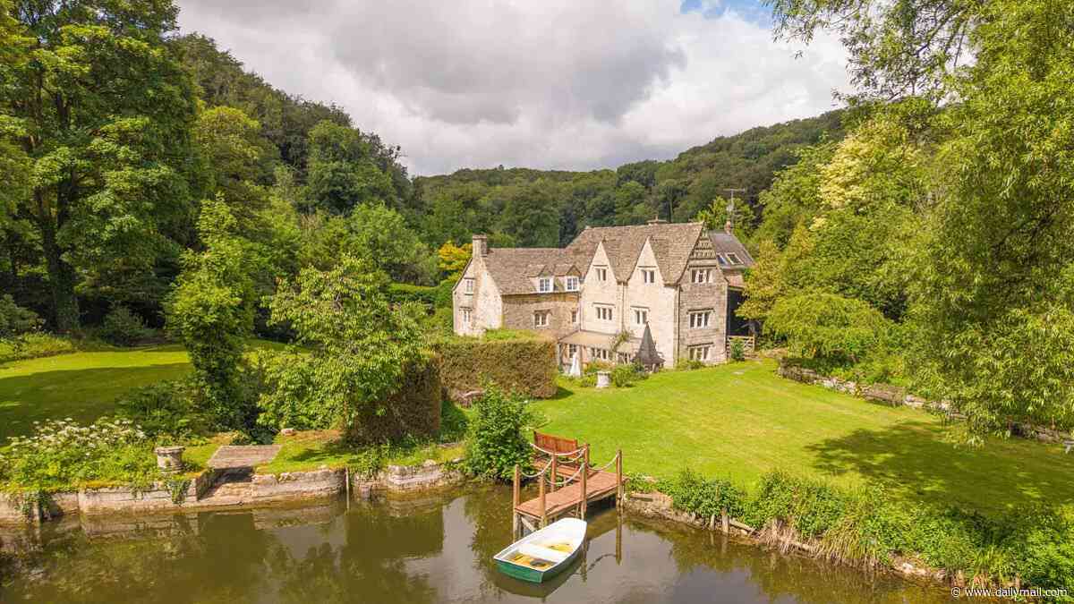 Broadchurch's Daphne Neville is selling her 'magical Cotswold mill house' for £1.8million - as she leaves the house she's called home for the last 60 years