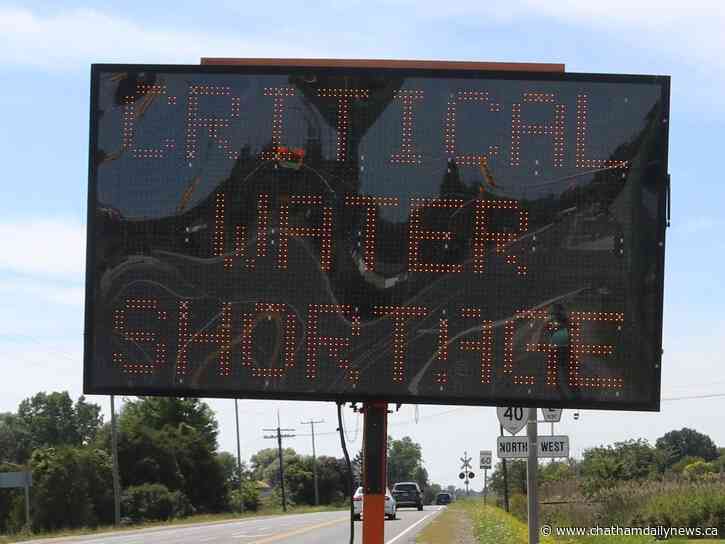Severe emergency water restrictions remain in effect for Sunday