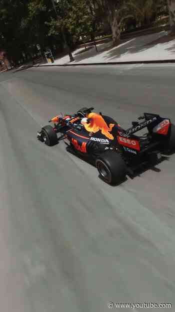 Just sliding our way through Sicily 😎 #F1 #redbullracing