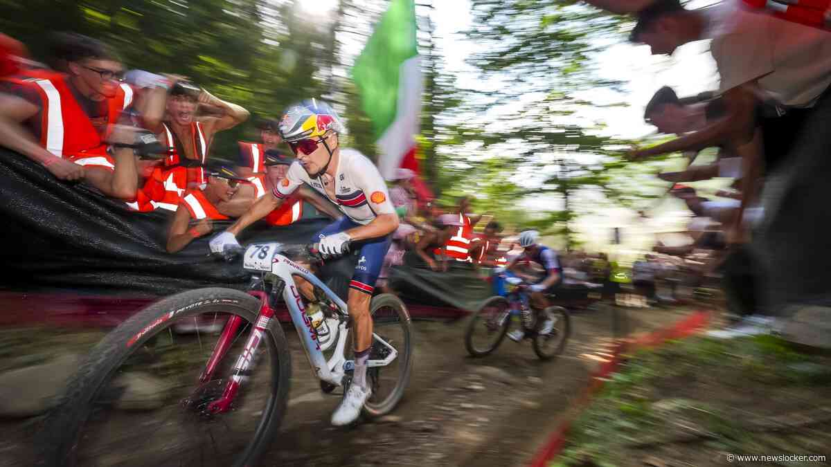 Droom Mathieu van der Poel gaat weer niet in vervulling op het WK mountainbiken, goud Tom Pidcock