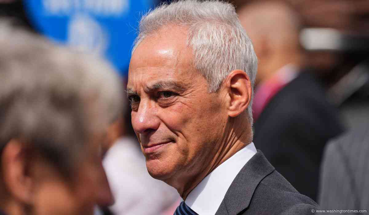 Rahm Emanuel, potential 2028 candidate, says democratic socialists aren't part of Democratic Party