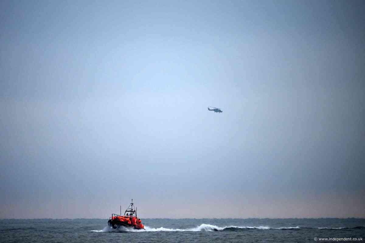 Two crew from fishing boat that sunk in the English Channel still missing after three found alive
