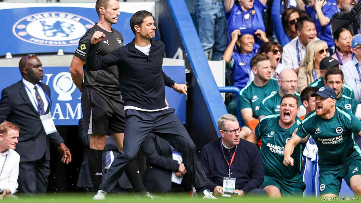 Xabi Alonso reaction: Chelsea manager reacts to a wild win vs Brighton, Caicedo injury and more