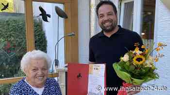 Fit ohne Führerschein: Barbara Strotzer freut sich auch mit 103 auf das Haager Herbstfest