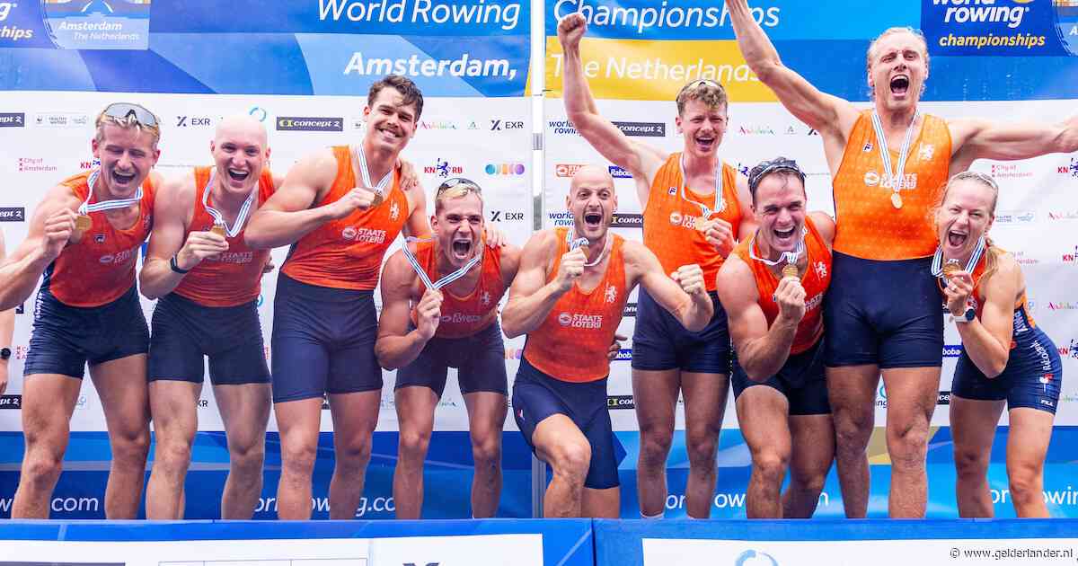 Ralf Rienks pakt wereldtitel met de Holland Acht, maar één ding vindt hij nog mooier dan zijn eigen goud