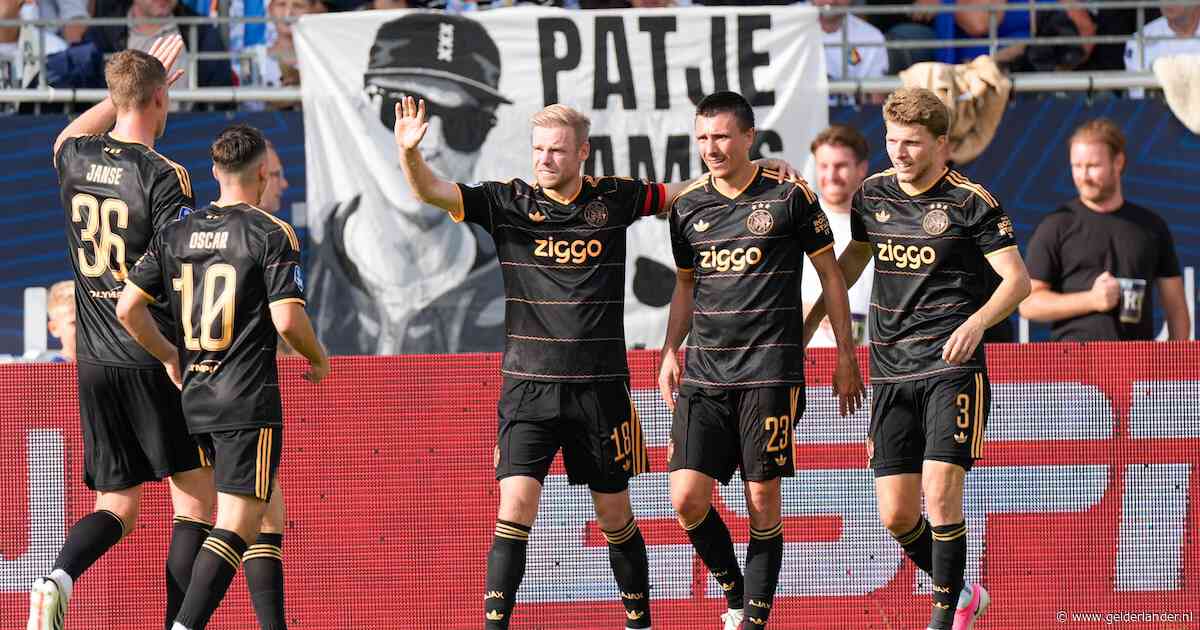 Stroef spelend Ajax via Davy Klaassen op voorsprong bij Telstar
