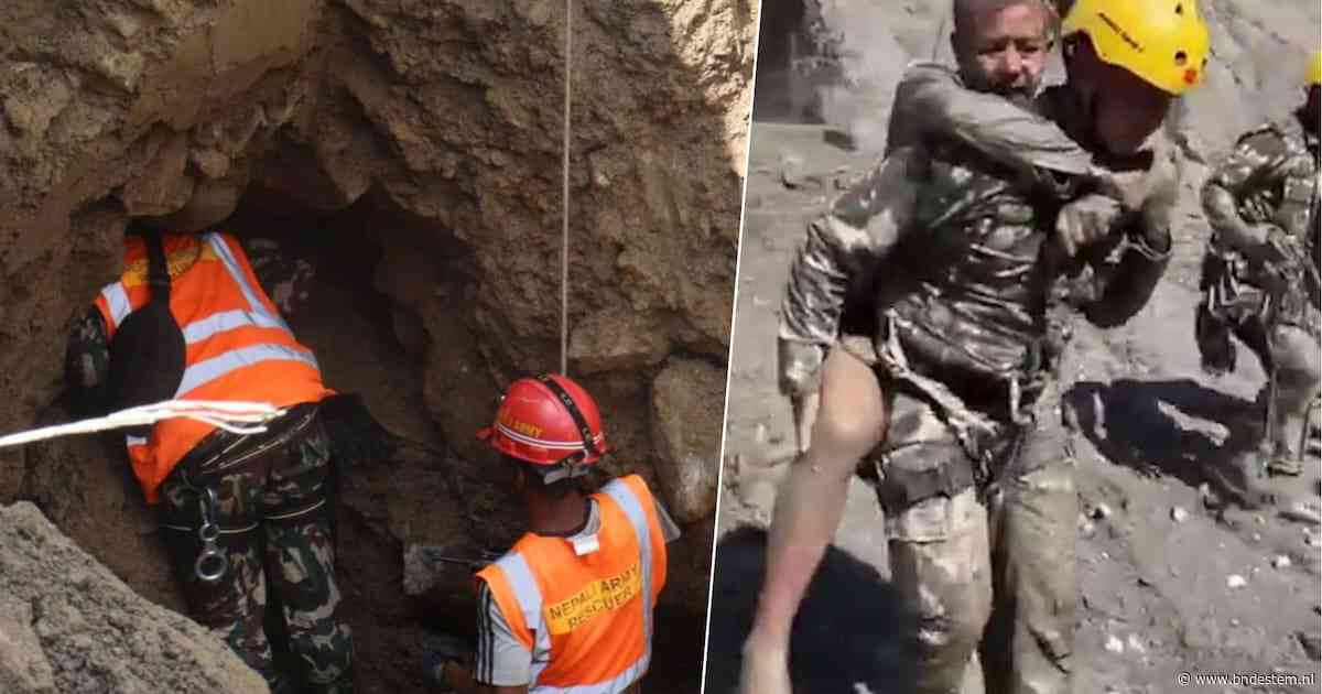 Race tegen de klok: reddingsoperatie in Nepal voor ruim 900 arbeiders die al dagen vastzitten in tunnel
