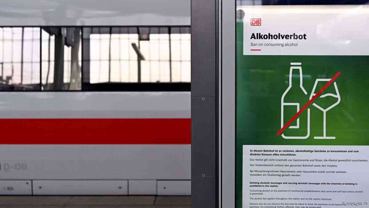 Bier am Bahnhof bald Geschichte: Deutsche Bahn weitet Alkoholverbot aus
