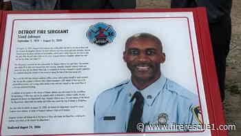 Detroit honors firefighter who died rescuing children from river
