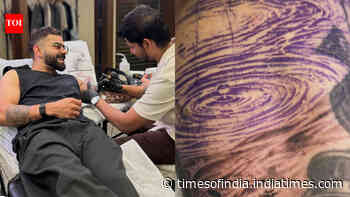 A swirling ripple on his arm: Virat Kohli’s new tattoo is getting major attention