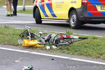 Fietser zwaargewond bij botsing met auto, traumahelikopter ingezet