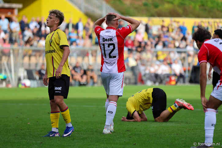 FC Emmen loopt tegen eerste nederlaag aan in Venlo