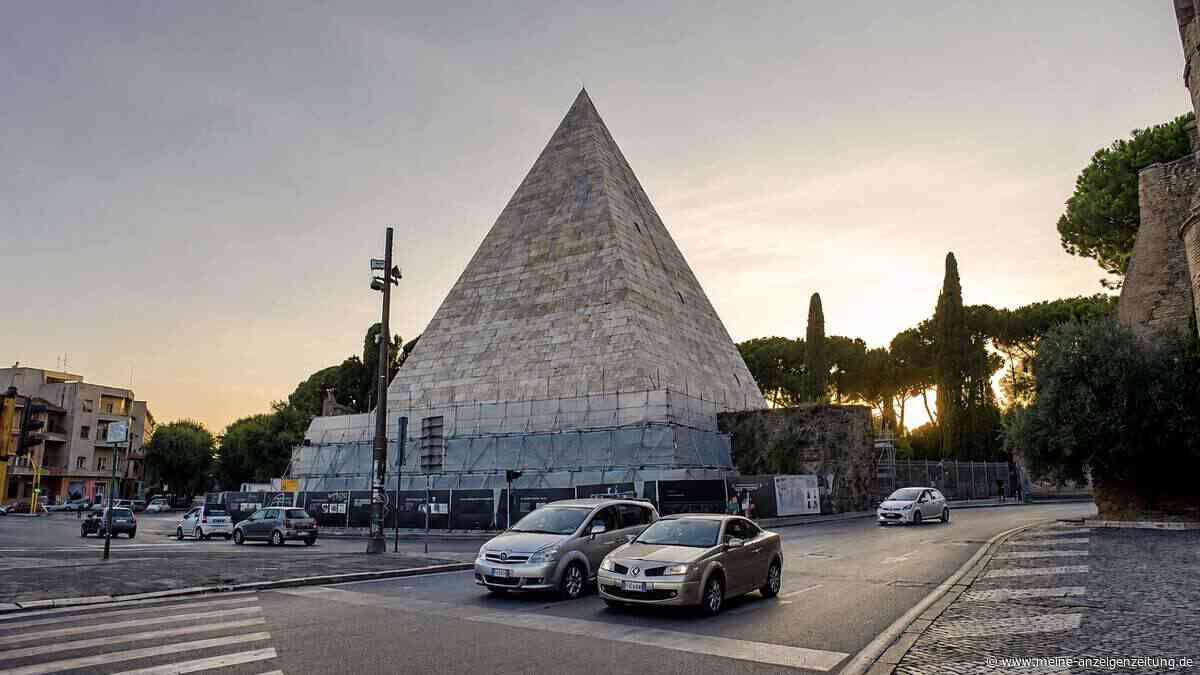 Die Cestius-Pyramide ist nach drei Jahren Sanierung wieder geöffnet