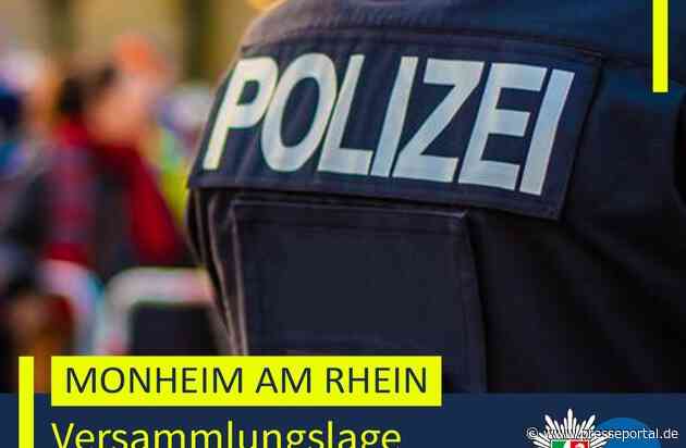 POL-ME: Polizei zieht Bilanz: Die Versammlungen in Monheim am Rhein blieben friedlich und störungsfrei - 2608085