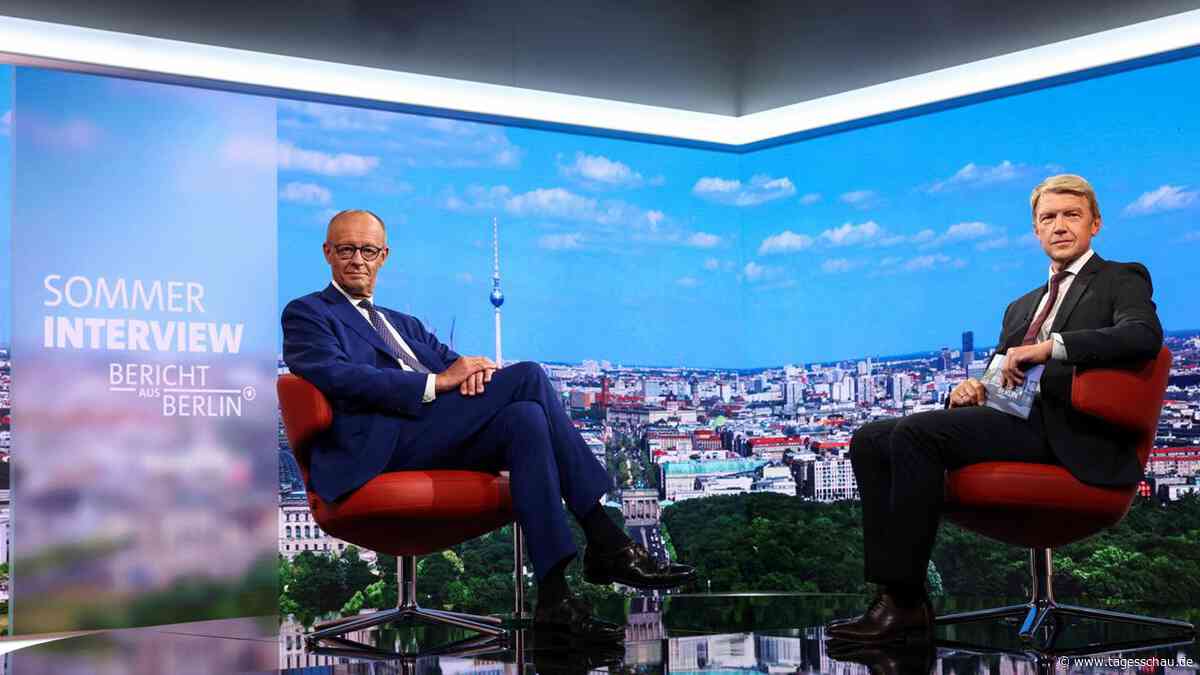 Das ARD-Sommerinterview mit Bundeskanzler und CDU-Chef Merz im Faktencheck