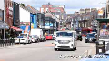Police descend on Cardiff street amid fight reports