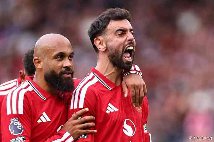 EPL: Bruno Fernandes nets hattrick as Man Utd trash Ipswich 5-2