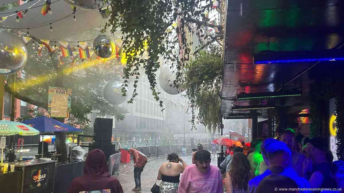 Manchester Village Pride 'temporarily halted' due to thunderstorms as attendees told to 'take shelter'