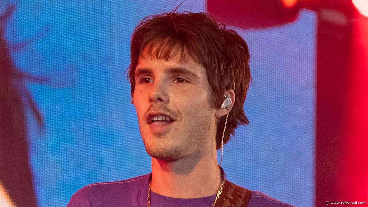 Cruz Beckham rocks Leeds Festival a day after Victoria and David supported him at Reading - as he pays tribute to girlfriend Jackie Apostel for her support of his music career