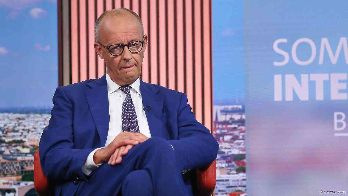 Kanzler Merz im Sommerinterview: "Erhebliche Hypothek für meine persönliche Glaubwürdigkeit"