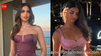 Suhana Khan stuns in a silk satin midi dress worth Rs 6 lakh at an event