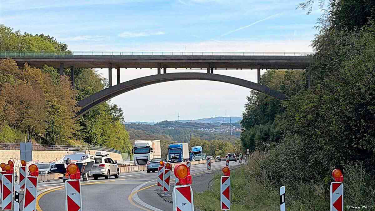 A45 muss gesperrt werden: Tor zum Sauerland wird zur Baustelle
