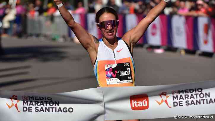 La ecuatoriana Rosa Chacha se quedó con el Medio Maratón de Santiago 2026
