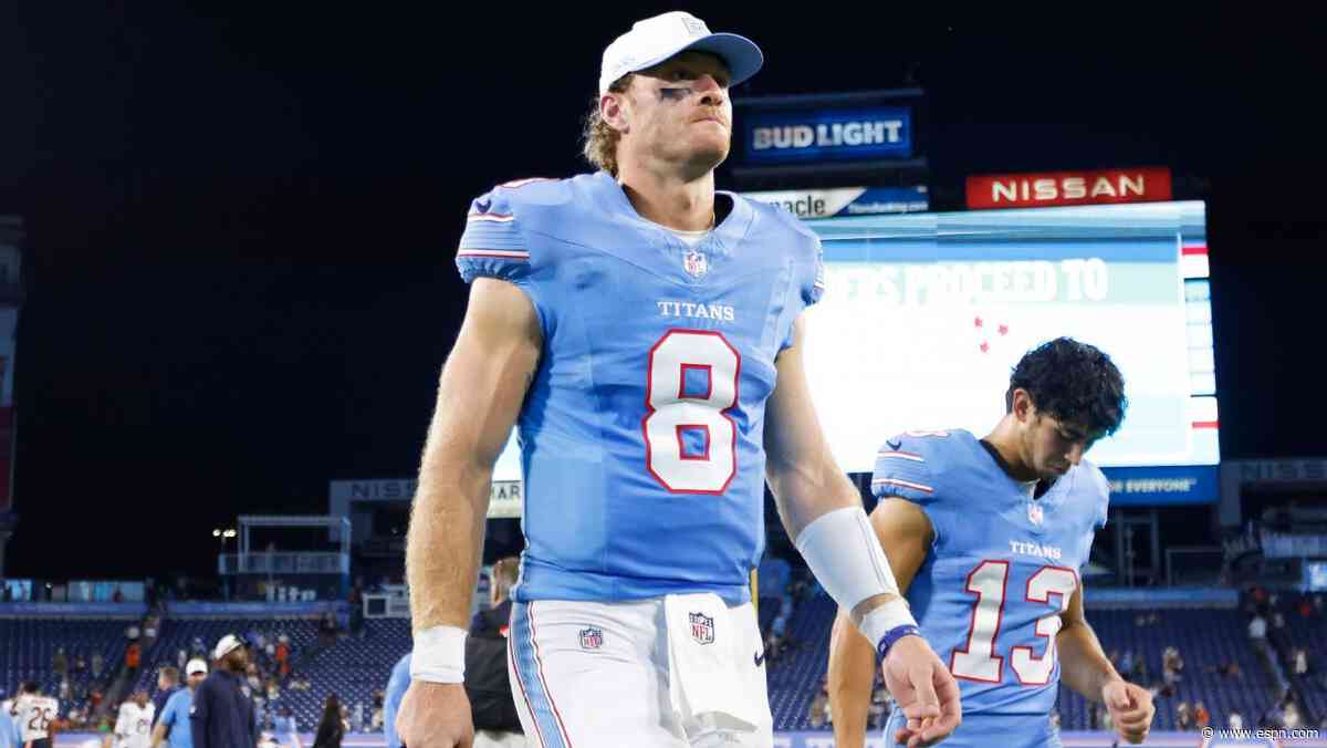 Titans parting ways with QB Levis, sources say