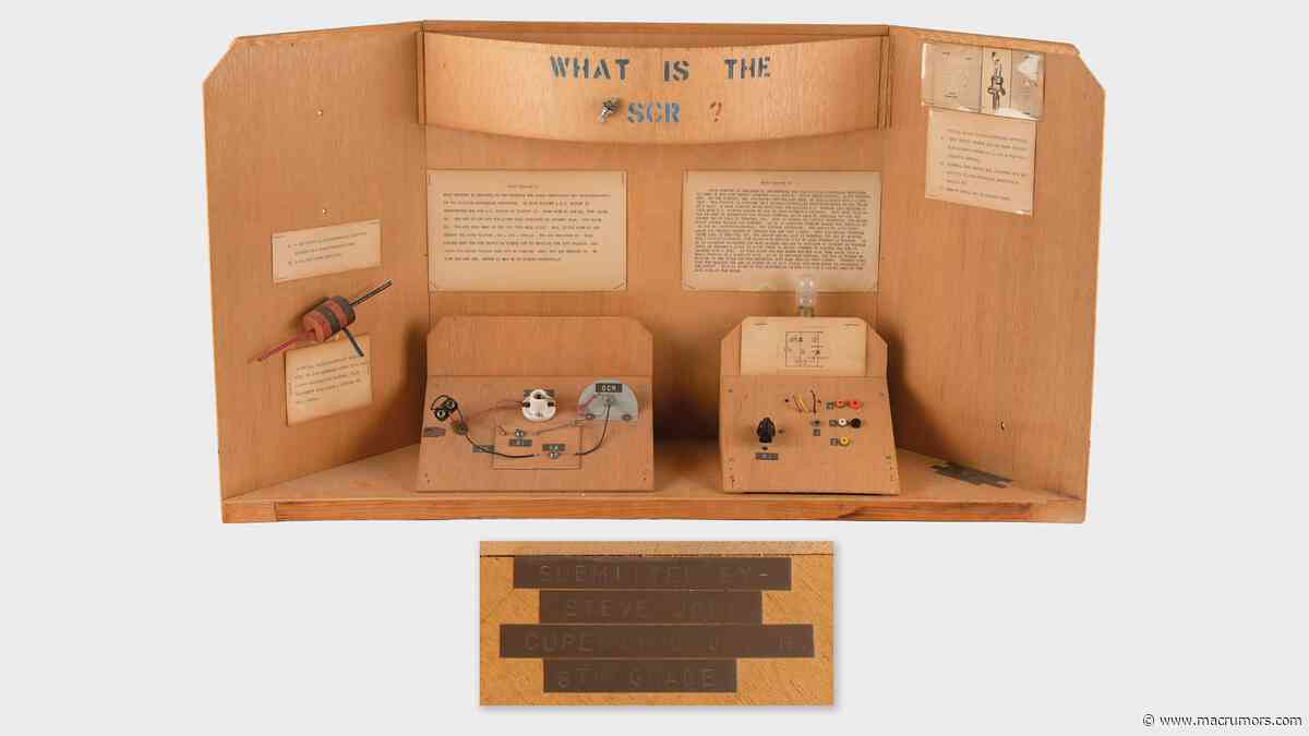 Steve Jobs' 8th Grade Science Project Sells for $34,375