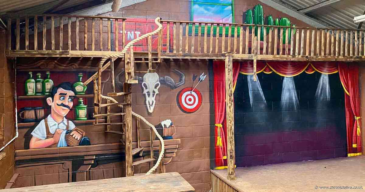 Community farm in Gateshead undergoes colourful renovation and now has a new western theme