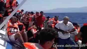 Passengers on ferry that sank off Cyprus 'told crew it was taking on water but were ignored before it capsized when windows blew out': Survivors of disaster that killed at least eight describe panic as pensioners became trapped as it went down