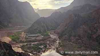 At least 20 hikers missing as flash floods rip through Grand Canyon in Arizona amid dramatic evacuation of dozens more