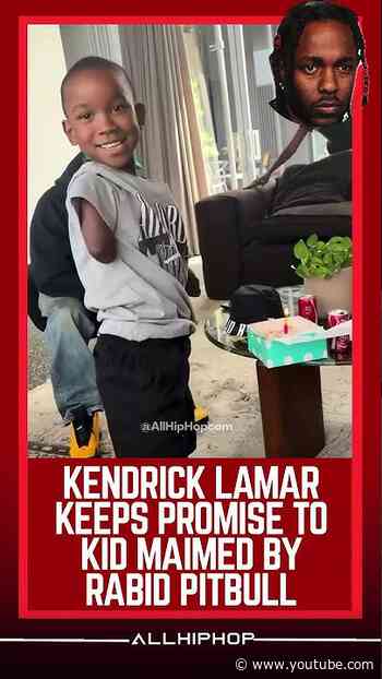 Kendrick Lamar Keeps Promise To Kid Mauled By Pitbull