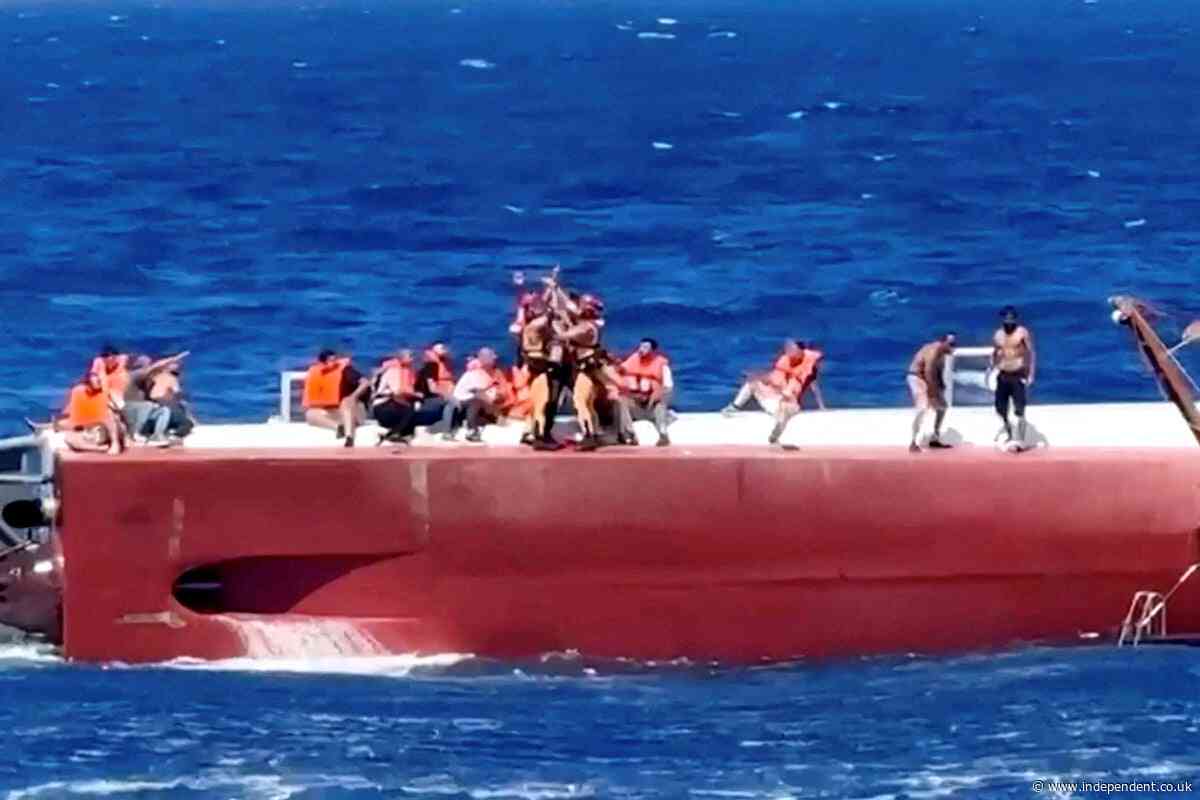 Eight killed after ferry capsizes off northern Cyprus, as captain and crew members ‘taken into custody’