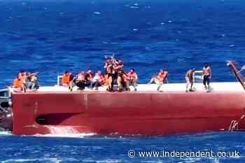 Eight killed after ferry capsizes off northern Cyprus, as captain and crew members ‘taken into custody’