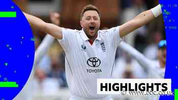 England enjoy dominant day at Lord's to close in on series win