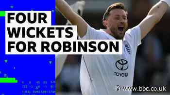 Brilliant bowling - relentless Robinson stars with the ball