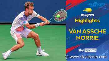 Norrie crashes out of US Open after Van Assche comeback