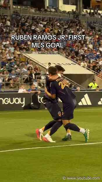 Rubén Ramos Jr. First MLS Goal 🥹 #lagalaxy #mls