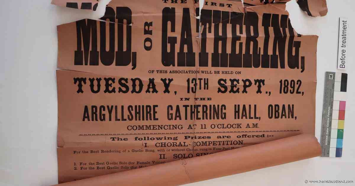 Restored 'only surviving' competition's posters to go on display after 134 years