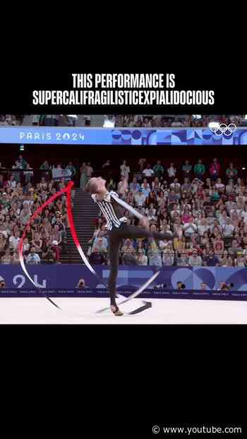 Let's see who can pull this off. 👀 #Olympics #Gymnastics #MaryPoppins