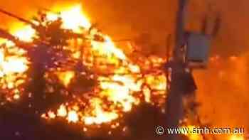 Fire has gutted a popular Bali restaurant