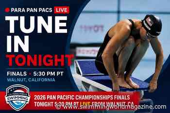 Para Pan Pacs Prelims Replay & Finals LIVE Tonight at 5:30 PM PT