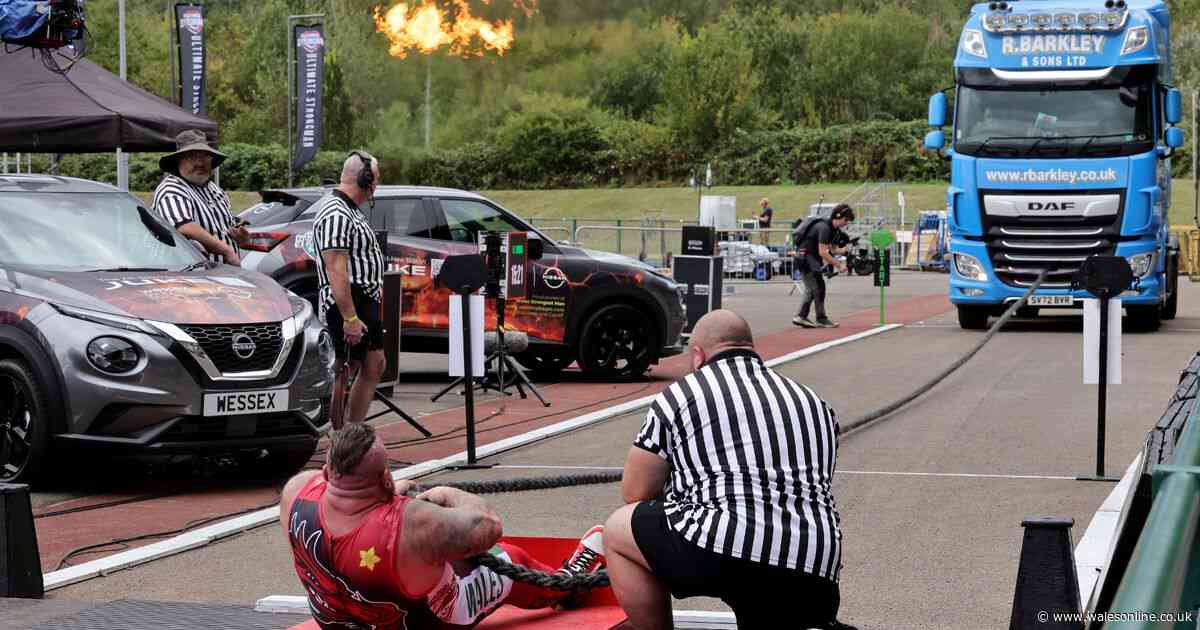 Crowds wowed with jaw-dropping feats of strength at Wales' Strongest Man in Cardiff