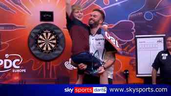 Heartwarming moments as Ross Smith celebrates title with his son