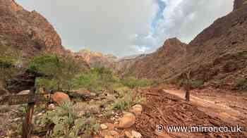 At least 20 hikers missing as flash floods sweep through Grand Canyon, Arizona