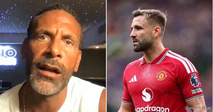 Rio Ferdinand sends Luke Shaw transfer message to Man Utd after Ipswich win